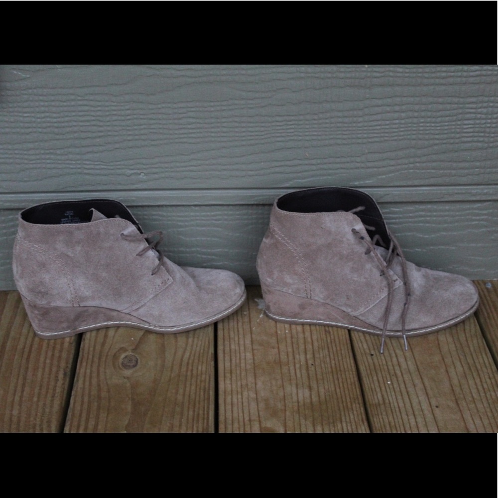 low heel booties!